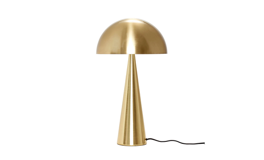 BORDSLAMPA Mässing Metall Stor