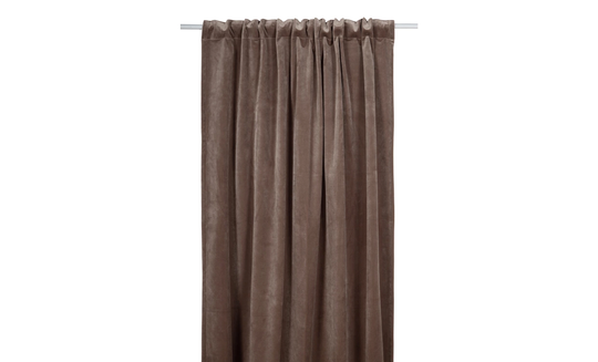 BEA Gardinlängd Sammet Beige 135 X 300 cm