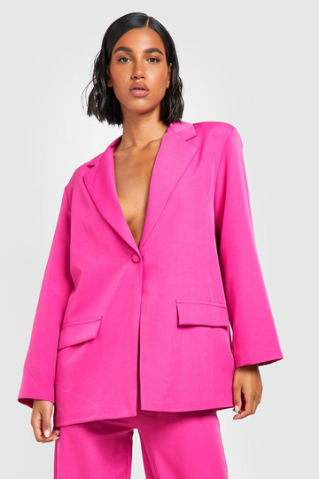 Oversize Kavaj Med Ledig Passform