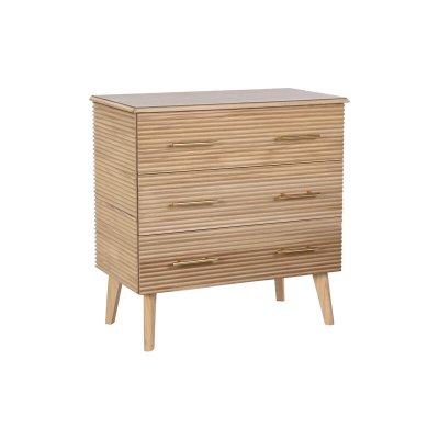 Kommod DKD Home Decor Ljusbrun Trä MDF (77 x 40 x 76 cm)