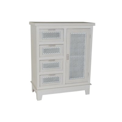 Byrå DKD Home Decor Trä MDF Vit (66 x 32 x 83,5 cm)