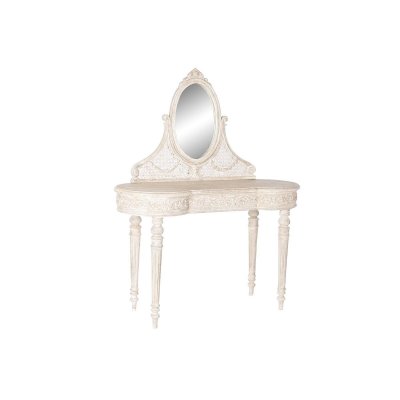Spelare DKD Home Decor Vit Mangoträ Trä MDF (114 x 44 x 141 cm)