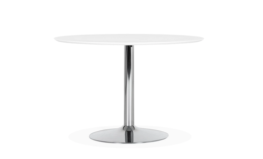VIREDA Matbord Vit/Krom