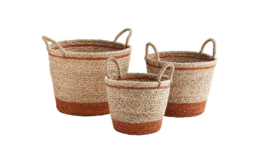 KORGAR 3-pack Natur/Orange