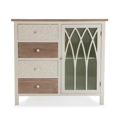 Skänk Versa Kelly Glas Trä (40 x 85 x 90 cm)