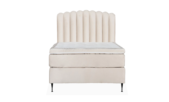 OPERA/PRIMO HIGH 120 Sängpaket Sammet Beige