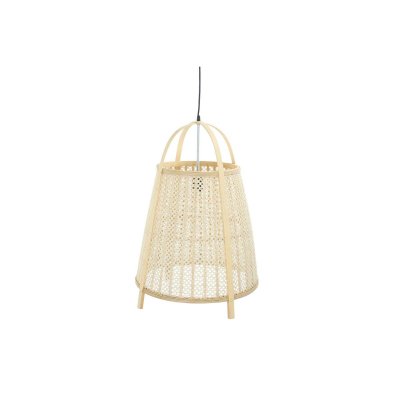 Taklampa DKD Home Decor Naturell Kräm 220 V 50 W (47 x 47 x 64 cm)