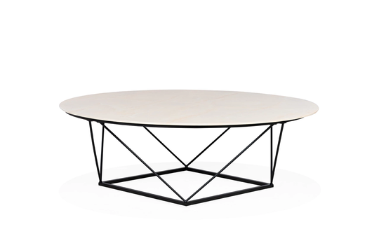 ELSIE Soffbord Beige