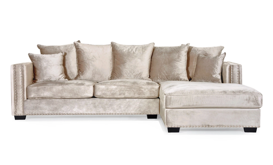 MANHATTAN Divansoffa Höger Beige