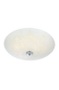 FLEUR Plafond LED 43 cm Vit/Krom