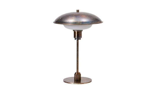 BOSTON Bordslampa Antik Brun