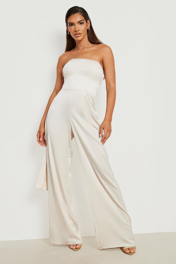 Jumpsuit I Satin Med Vida Ben, White