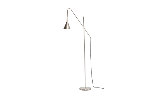 GOLVLAMPA Metall Silver