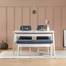 Set med bord och stolar (5 delar) Vina 1048