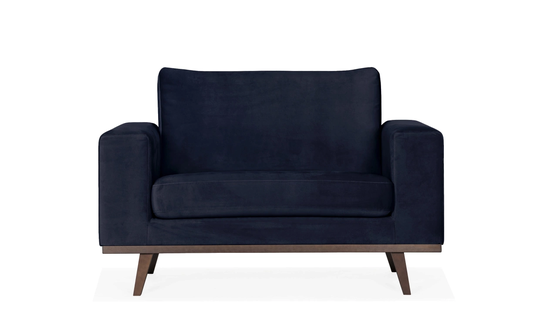 STOCKHOLM Fåtölj Velvet Edition Blå