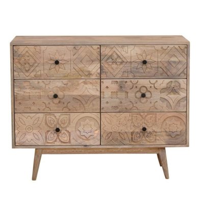 Kommod DKD Home Decor Mangoträ Arab (100 x 40 x 80 cm)