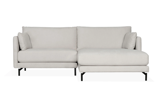 LINDE Divansoffa Höger Beige
