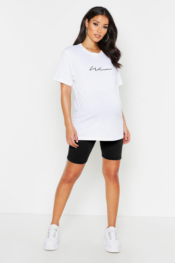 Mammakläder - Basic Cykelshorts I Jersey, Black