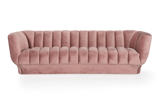 LE-BON 3-sits Salmon Pink