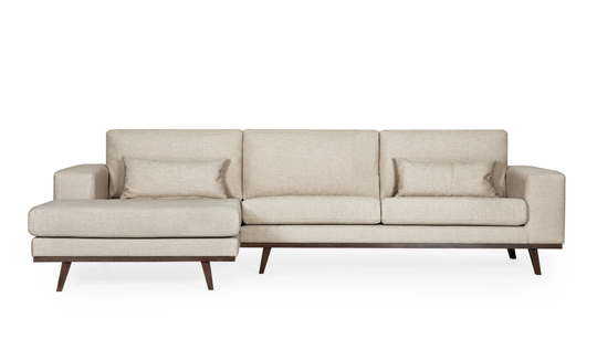STOCKHOLM Classic Divansoffa Vänster Beige
