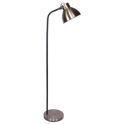 Golvlampa DKD Home Decor Koppar Metall 60 W (28 x 40 x 170 cm)