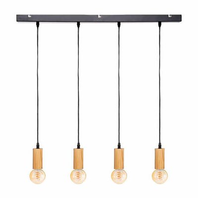 Taklampa Atmosphera Ays 25W Svart Metall (110 x 100 x 6 cm)