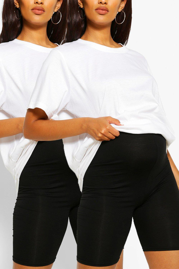 Mammakläder - Cykelshorts (2-Pack), Black