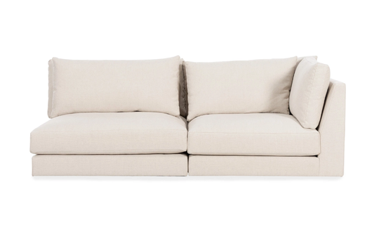 LYON 3-sitssoffa Vändbar Beige
