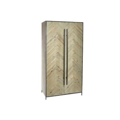 Skåp DKD Home Decor Gran Metall (92 x 40 x 195 cm)