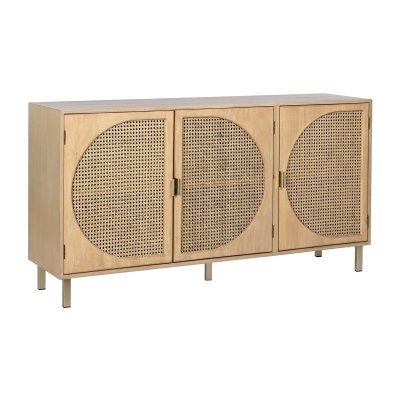 Skänk DKD Home Decor Naturell MDF Paulowniaträ (150 x 40 x 80 cm)