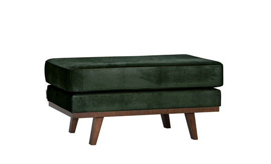 STOCKHOLM Fotpall Velvet Edition Grön