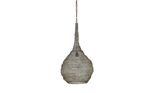 KIMBERLEY Taklampa Antiksilver 80cm