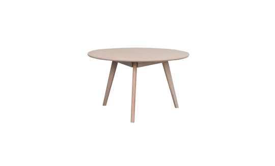 VALNE Soffbord 90 Vitpigmenterad Ek