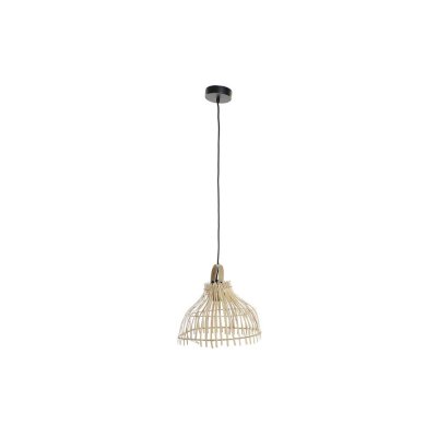 Taklampa DKD Home Decor Brun Rattan (30 x 30 x 26 cm)
