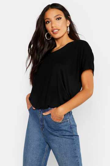 Basic Oversize T-Shirt, Black