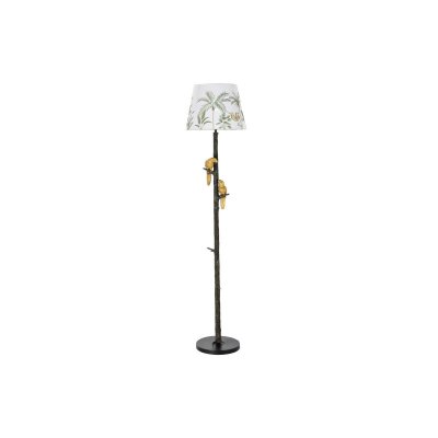 Golvlampa DKD Home Decor Metall Polyester Harts 50 W (37 x 37 x 165 cm)