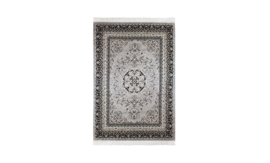 CASABLANCA Medallion 130x190 Silvergrå