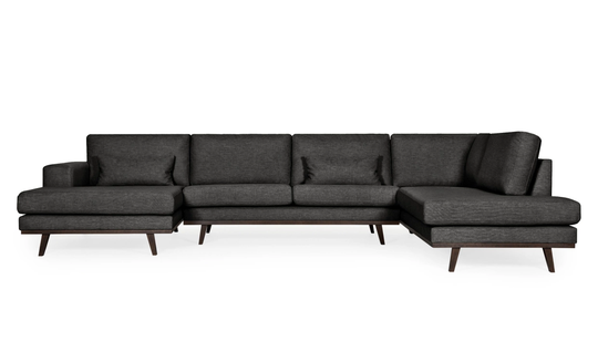 STOCKHOLM Classic U-Soffa Höger Mörkgrå