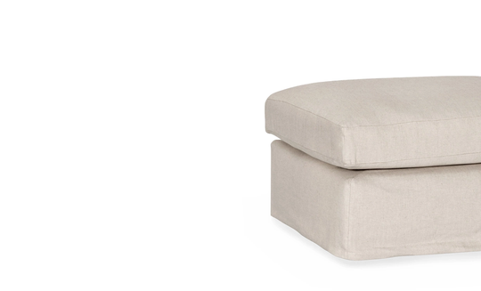 MONACO PREMIUM Klädsel Fotpall Beige