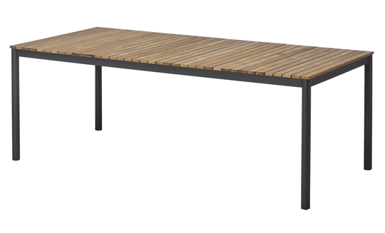 MOOD Classic Bord 208 Antracit/teak