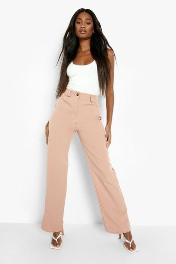 Kostymbyxor Med Vida Ben, Beige