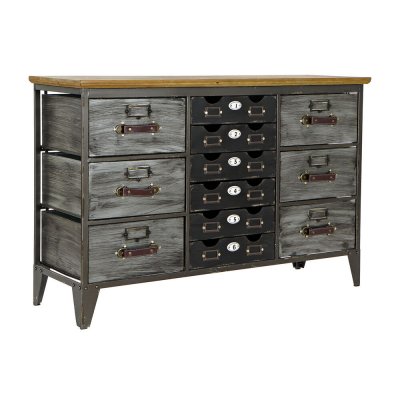 Skänk DKD Home Decor Gran Metall (115 x 34 x 73.5 cm)