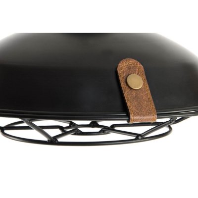 Golvlampa DKD Home Decor Metall Trä 60 W (57 x 56 x 190 cm)