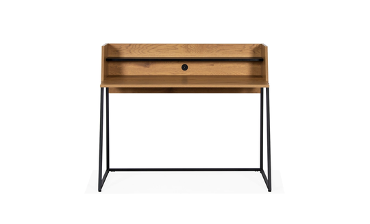 LETTI Skrivbord 120 Svart/Natur