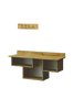 Hallmöbel Renzo, ek, 120x37x64 cm