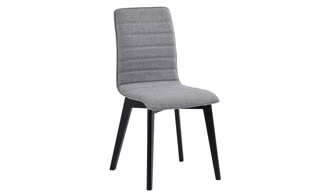 STARBY Stol Ljusgrå/Svart