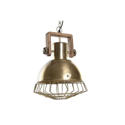 Taklampa DKD Home Decor Gyllene Brun 50 W (31 x 31 x 48 cm)