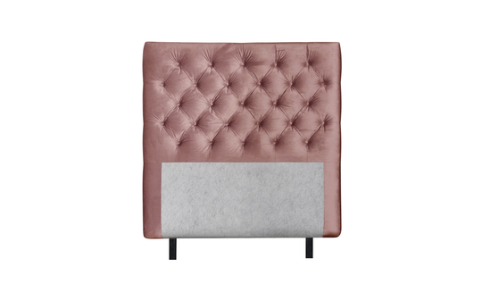OPERA 140 Sänggavel Sammet Rosa