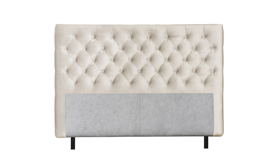 OPERA 160 Sänggavel Sammet Beige