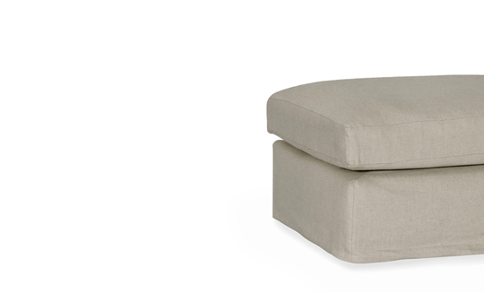 MONACO PREMIUM Klädsel Fotpall Khaki